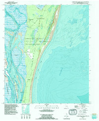 Cumberland Island South 1994 topographic map thumbnail
