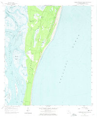 Cumberland Island South 1958 topographic map thumbnail