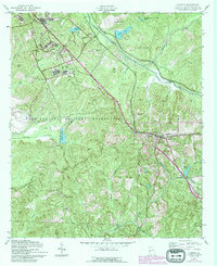 Cusseta 1955 topographic map thumbnail
