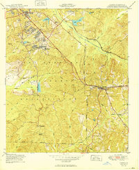 Cusseta 1949 topographic map thumbnail
