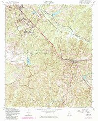 Cusseta 1955 topographic map thumbnail