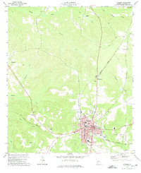 Cuthbert 1972 topographic map thumbnail