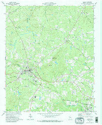 Dallas 1973 topographic map thumbnail
