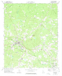 Dallas 1973 topographic map thumbnail