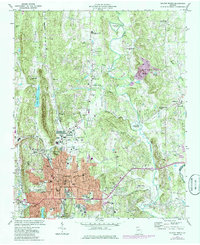 Dalton North 1972 topographic map thumbnail
