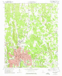 Dalton North 1972 topographic map thumbnail