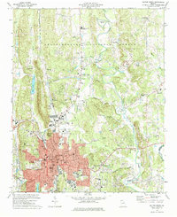 Dalton North 1972 topographic map thumbnail