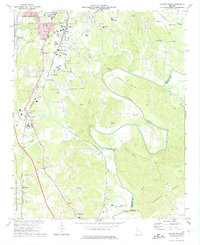 Dalton South 1972 topographic map thumbnail