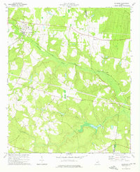 Davisboro 1974 topographic map thumbnail