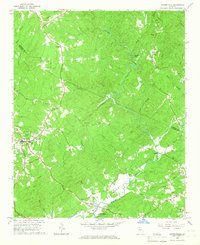Dawsonville 1964 topographic map thumbnail