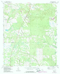 Denton 1971 topographic map thumbnail