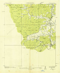 Dillard 1935 topographic map thumbnail