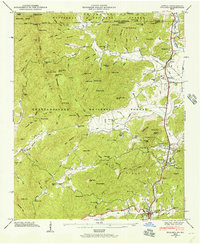 Dillard 1946 topographic map thumbnail