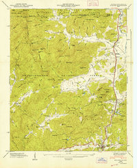 Dillard 1947 topographic map thumbnail