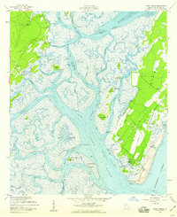 Doboy Sound 1954 topographic map thumbnail