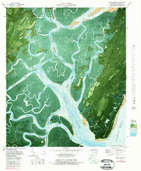 Doboy Sound 1979 topographic map thumbnail