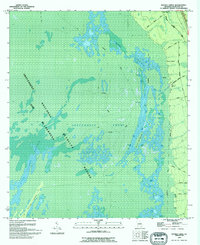 Double Lakes 1994 topographic map thumbnail