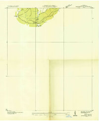Dougherty Gap 1936 topographic map thumbnail