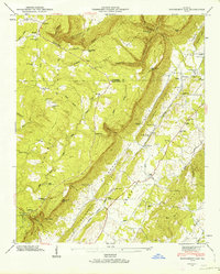 Dougherty Gap 1946 topographic map thumbnail