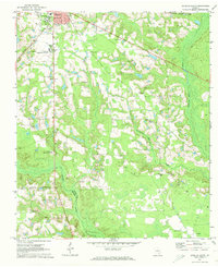 Douglas South 1971 topographic map thumbnail