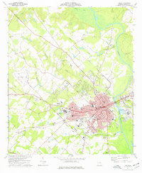 Dublin 1974 topographic map preview