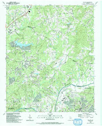 Duluth 1992 topographic map thumbnail