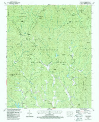 Dyer Gap 1988 topographic map thumbnail