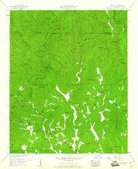 Dyer Gap 1959 topographic map thumbnail