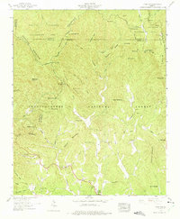 Dyer Gap 1959 topographic map thumbnail