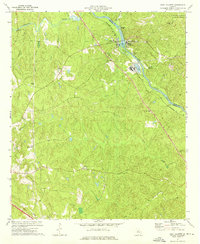 East Juliette 1973 topographic map thumbnail