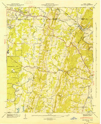 East Ridge 1946 topographic map thumbnail
