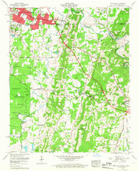 East Ridge 1958 topographic map thumbnail