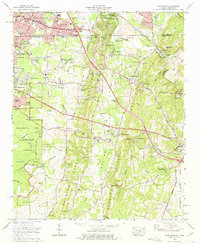 East Ridge 1969 topographic map thumbnail