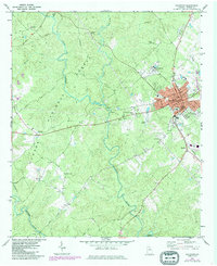 Eatonton 1972 topographic map thumbnail