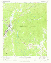 Ellijay 1971 topographic map thumbnail
