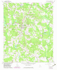 Fayetteville 1965 topographic map thumbnail