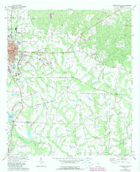 Fitzgerald East 1972 topographic map thumbnail