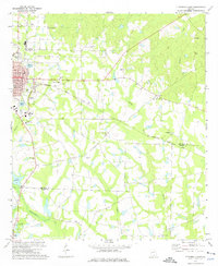 Fitzgerald East 1972 topographic map thumbnail