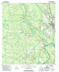Folkston 1994 topographic map thumbnail
