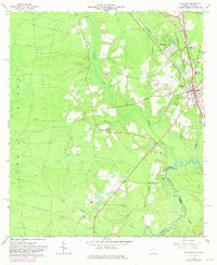 Folkston 1966 topographic map thumbnail