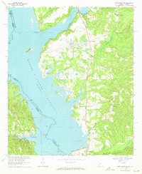 Fort Gaines NE 1969 topographic map thumbnail