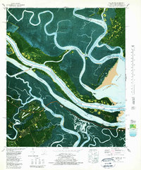Fort Pulaski 1978 topographic map thumbnail