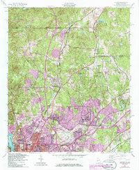 Fortson 1955 topographic map thumbnail