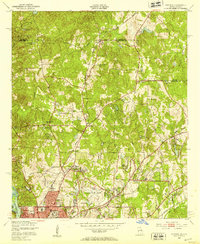 Fortson 1950 topographic map thumbnail