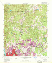 Fortson 1955 topographic map preview