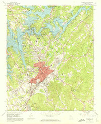 Gainesville 1964 topographic map preview