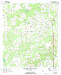 Gee Pond 1971 topographic map thumbnail