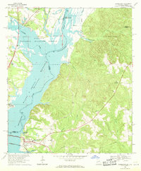 Georgetown 1967 topographic map thumbnail