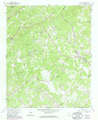 Gillsville 1964 topographic map preview