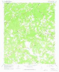 Gillsville 1964 topographic map thumbnail
